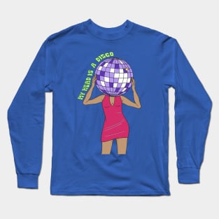 MIRROR BALL WOMAN Long Sleeve T-Shirt